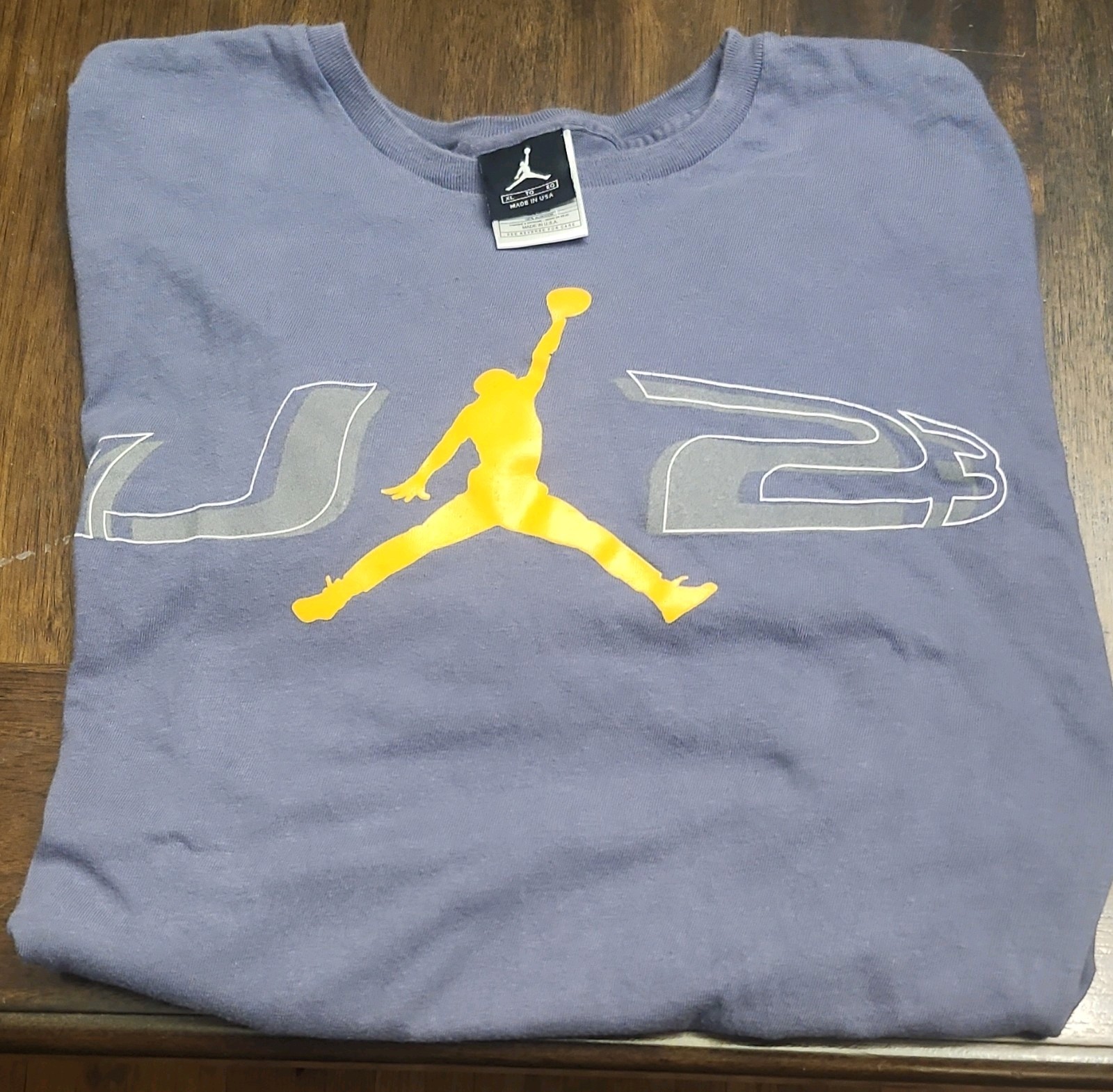 Jordan Jumpman Purple Graphic Logo Crew Neck Short Sleeve T-Shirt Men’s XL