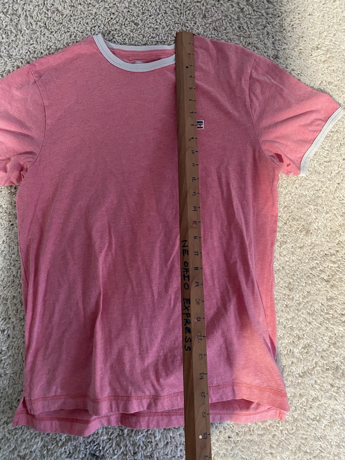 Levis shirt adult medium pink short sleeve crewneck casual outdoor mens a236**** gallery