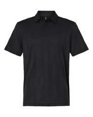 ADIDAS Golf Men’s S-3XL Ultimate Textured Diamond Jacquard Polo Sports Shirt