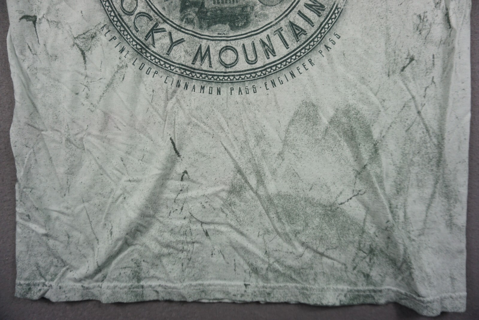Rocky Mountains Shirt Adult M Green Lake City Colorado Comfort Colors gallery