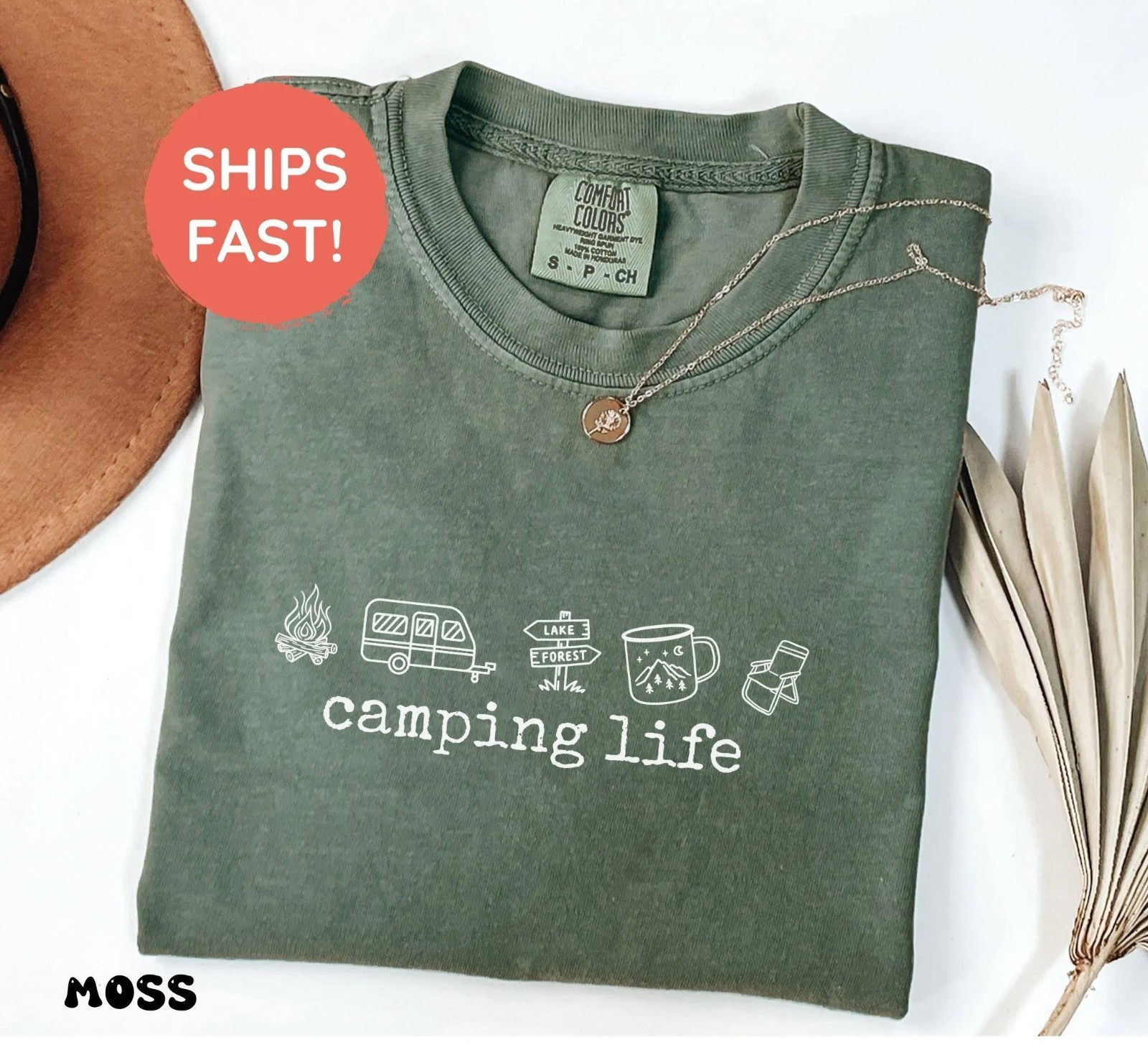 Camping Life Shirts, Camping Shirt, Camper Shirt, Happy Camper T-Shirt gallery