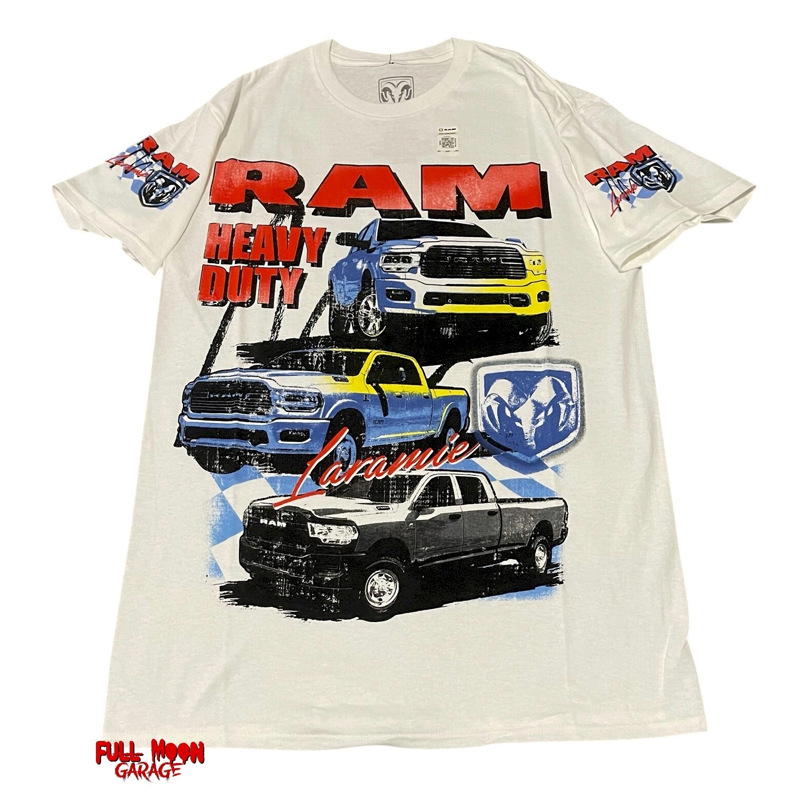 New Dodge Ram Heavy Duty Longhorn Truck Classic Men's Throwback T-Shirt gallery