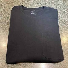 40 Grit Duluth Trading Co Standard Fit XL black short sleeve Tshirt chest pocket