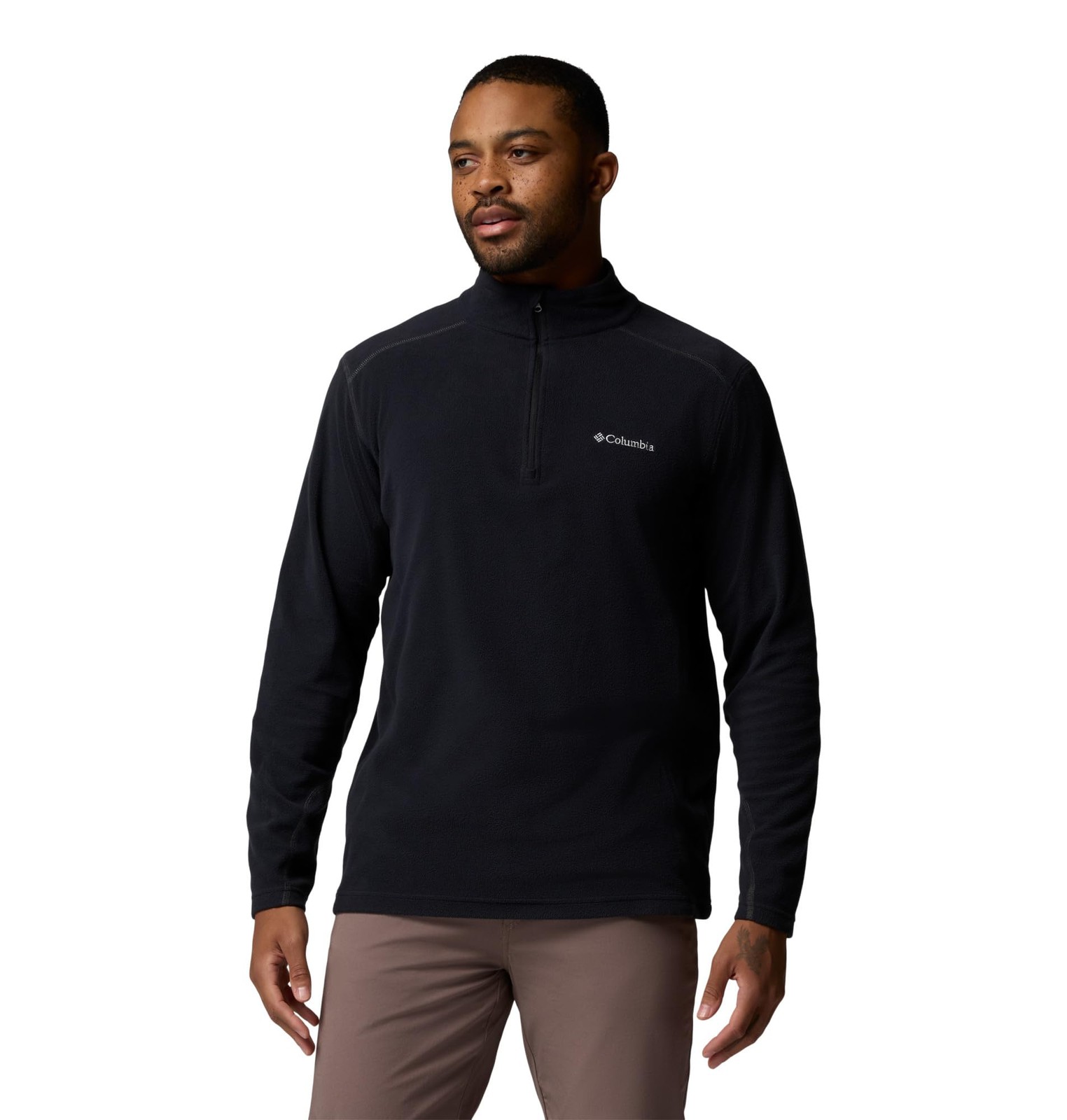 Columbia Mens Klamath Range II Half Zip Fleece Jacket, Black, 3X gallery