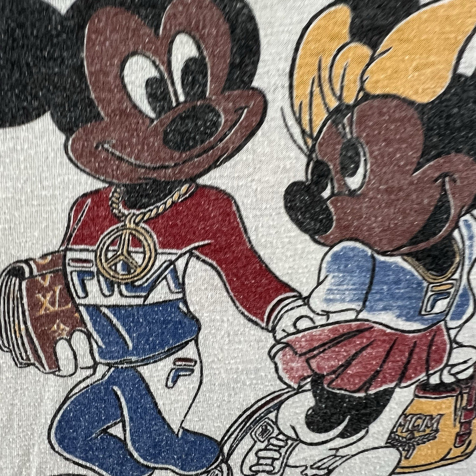 Vintage Mickey Mouse Good To Go Shirt Mens Large Rap Hip Hop Parody Distressed gallery
