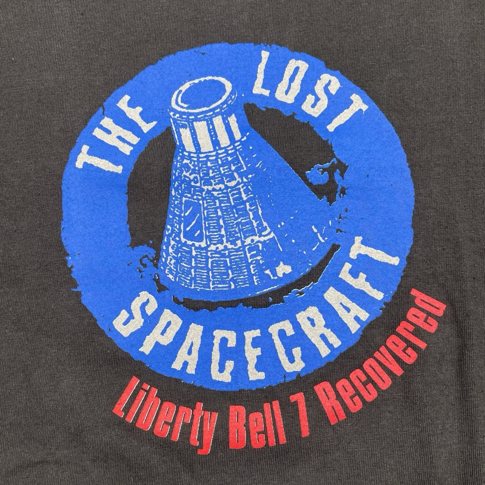 The Lost Spacecraft Discovery Channel T Shirt Liberty Bell 7 Hanes Med Vintage gallery