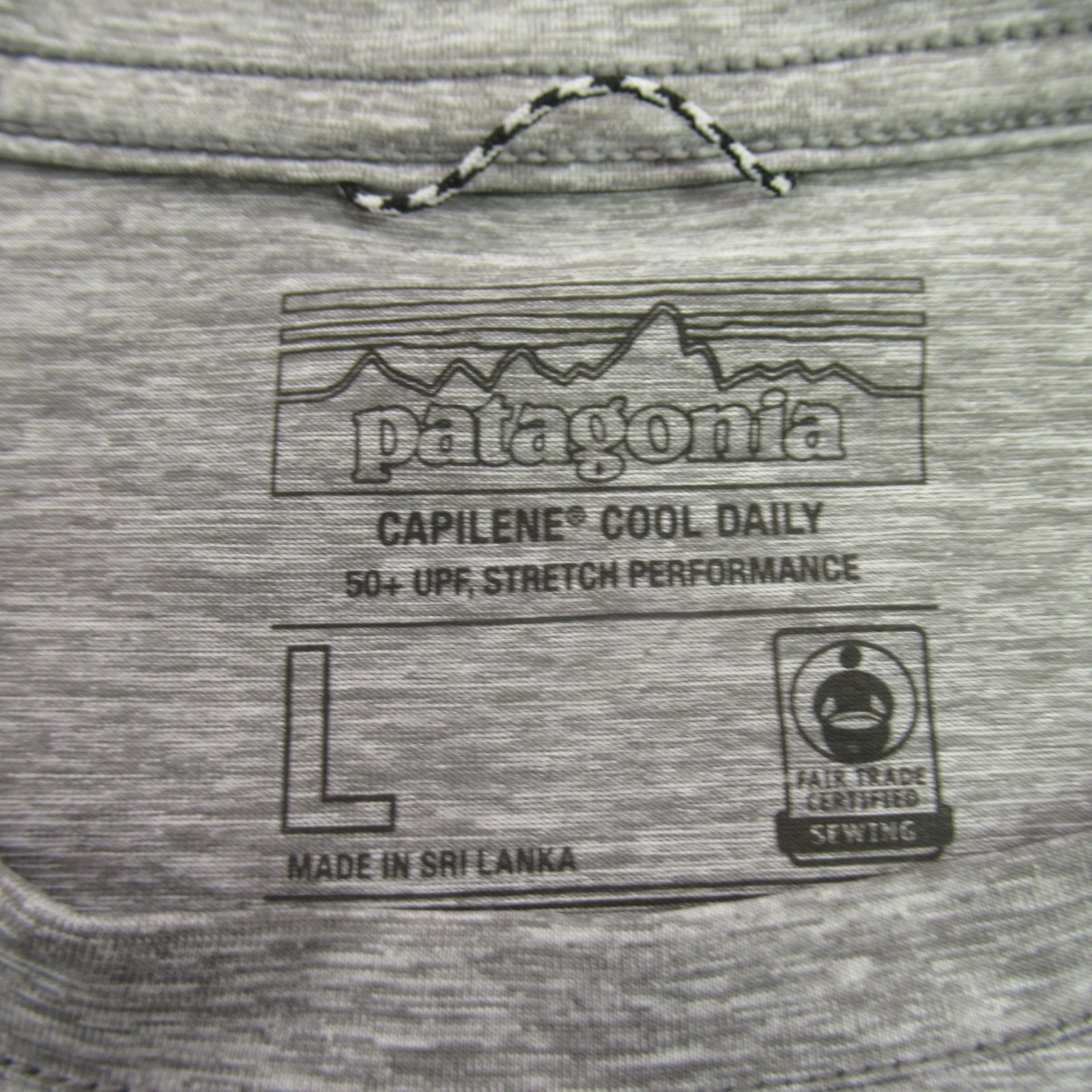 Patagonia Shirt Mens Large Gray Short Sleeve Crew Neck Casual Outdoors gallery