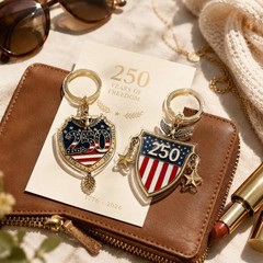 20pcs 250th Anniversary Commemorative Medal 2d Acrylic Keychain Hanger for Th…