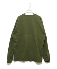 WIND AND SEA Long sleeve cut and sew green WDS-0-TECH-23-Q2-C