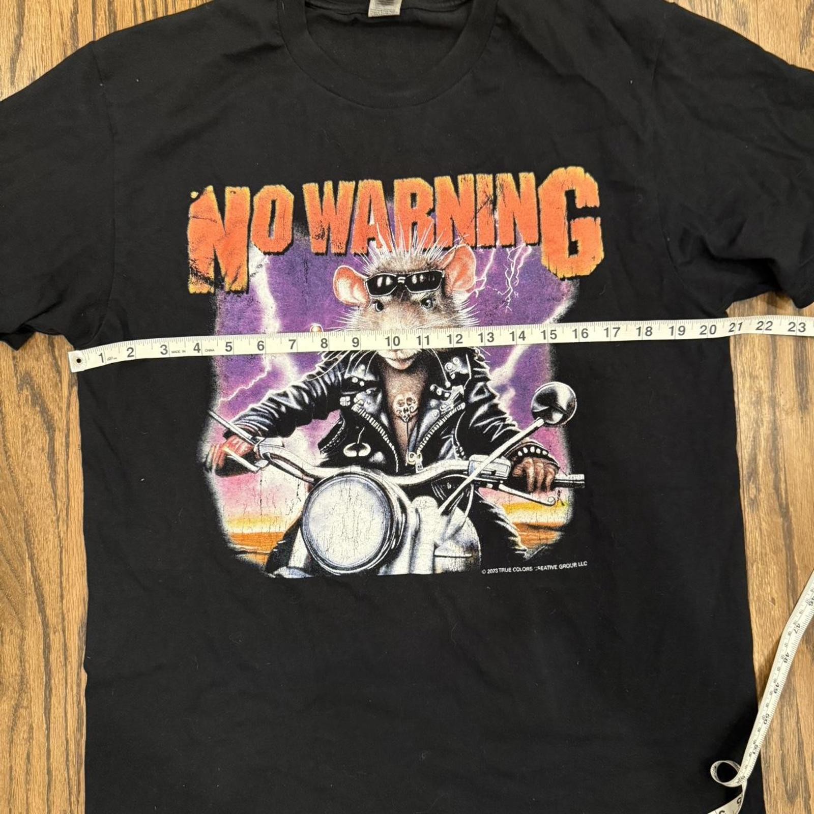 No Warning - Ill Blood Biker Rat Shirt - L gallery
