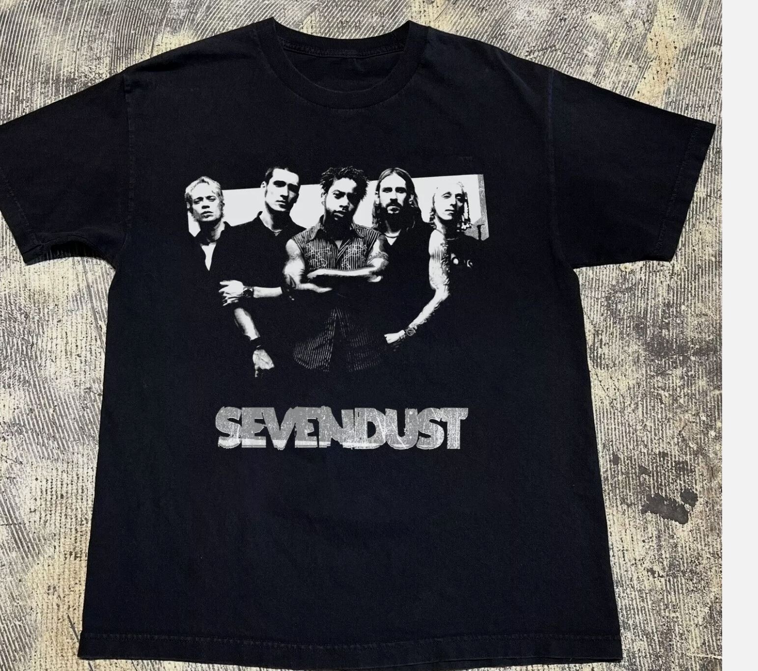NEW Seasons — Sevendust Short Sleeve Black All Size T-Shirt gallery