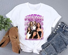 Custom Bootleg Rap Shirt, custom bootleg tee, Girlfriend Birthday, custom photo