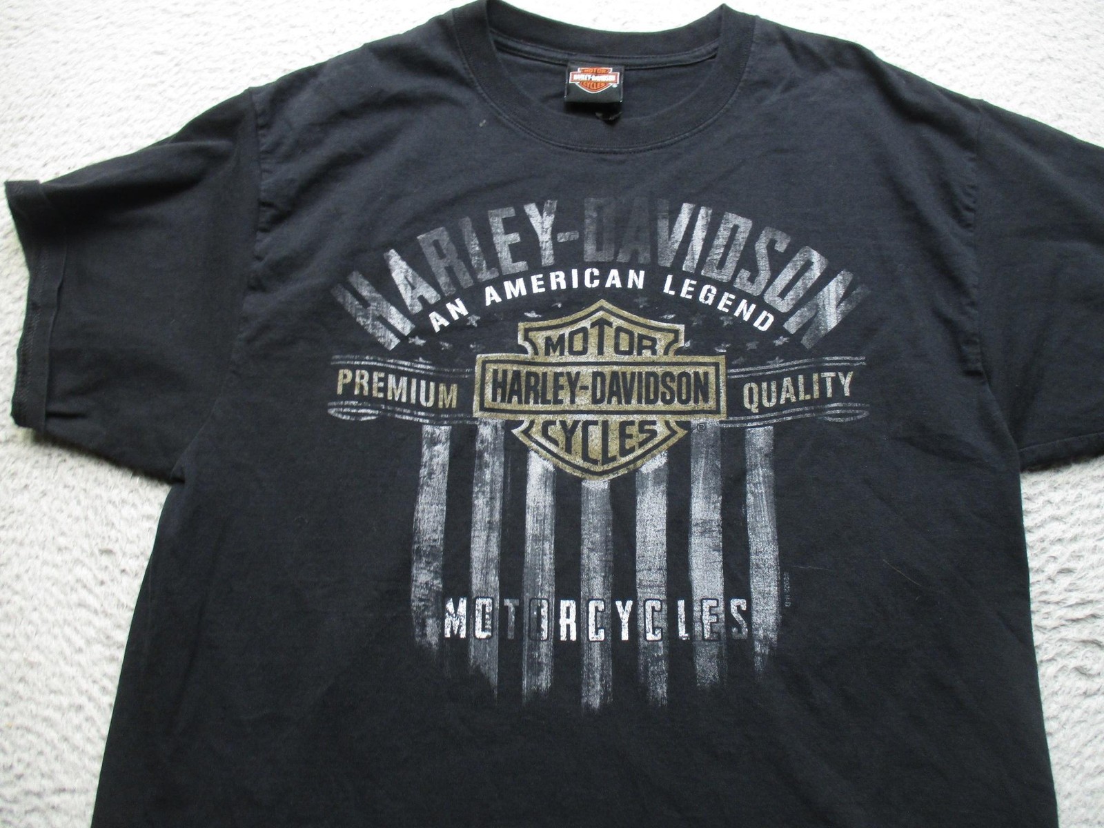 Harley Davidson Shirt Mens Large Black Riding High Dealer Tee Greensboro NC gallery