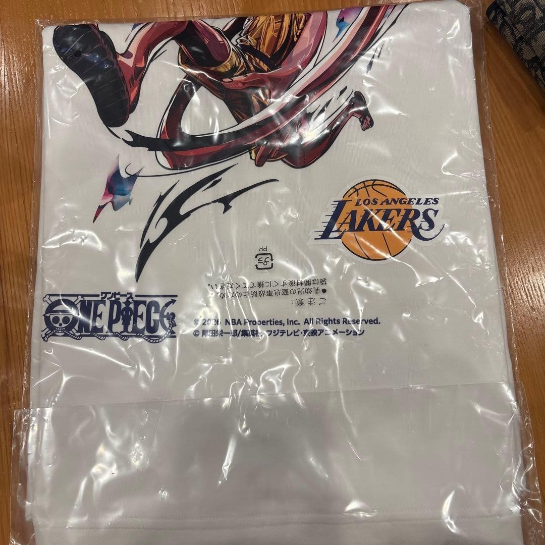 One Piece x NBA Lakers Collab T Shirt White Size L New gallery