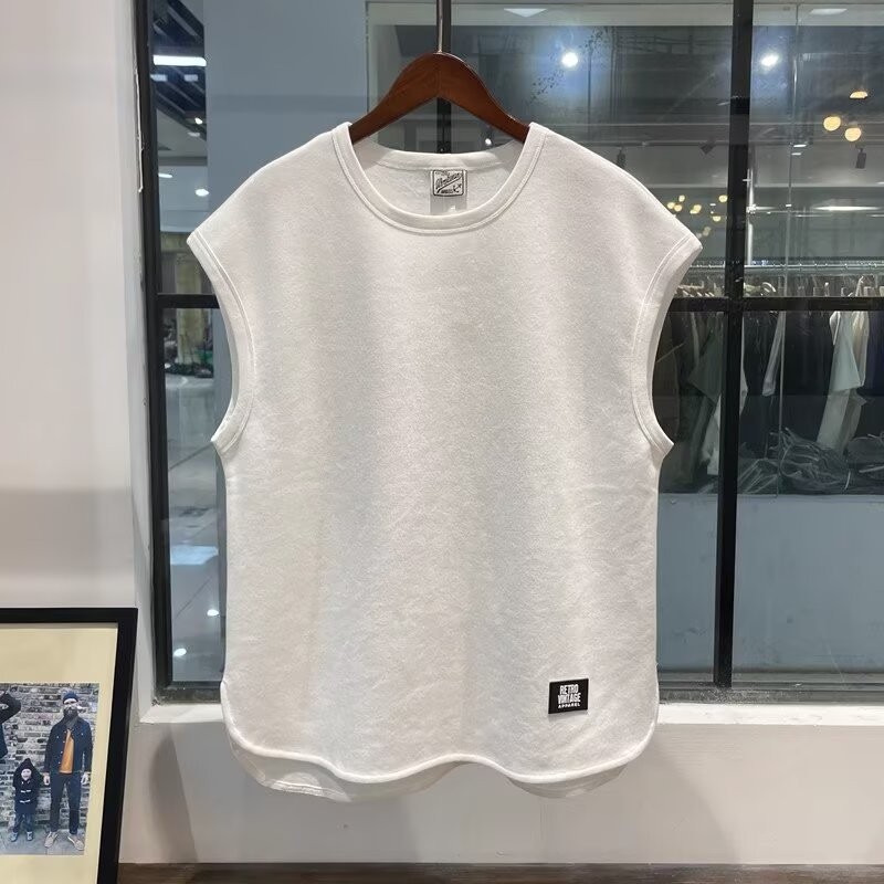 New Sports Fitness Vest For Men T-shirt Loose Sleeveless Sweatshirt M L XL-5XL gallery