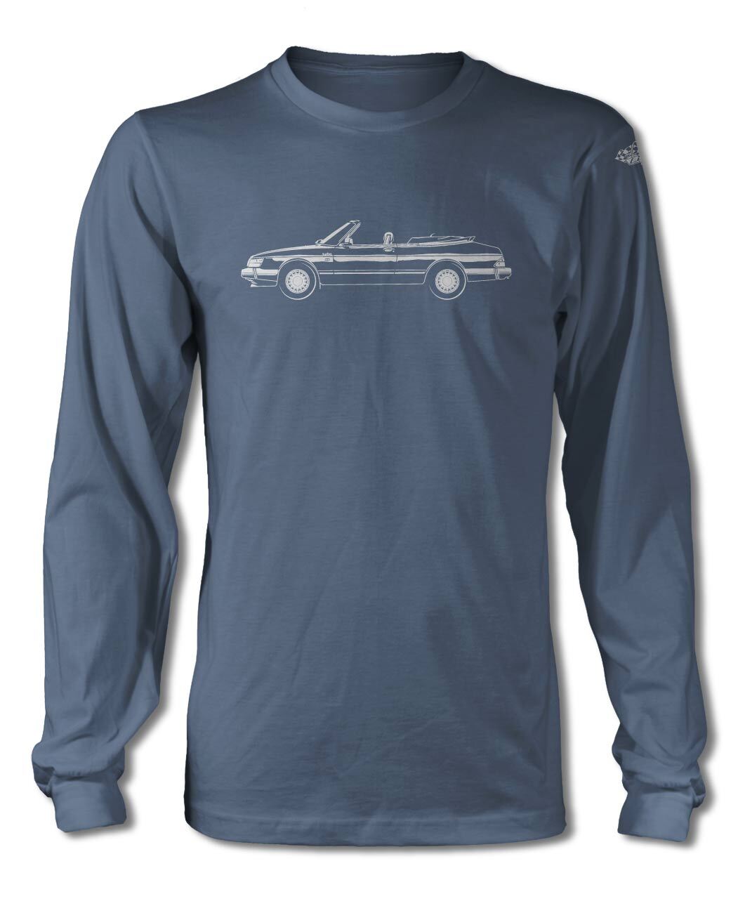 Saab 900 Turbo Convertible T-Shirt - Long Sleeves - Side View gallery