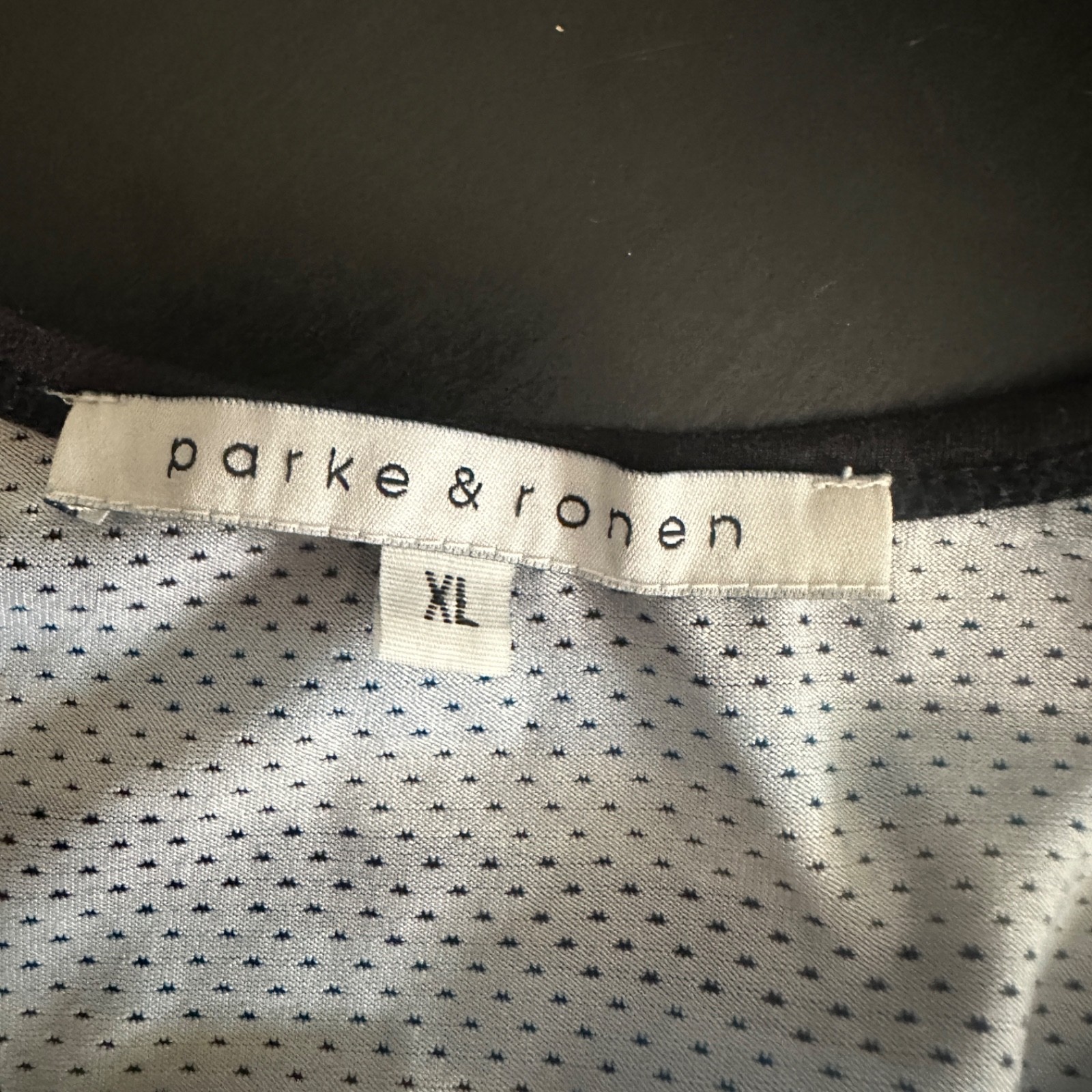 Parke & Ronen Mesh Tank Top XL Gently worn Nylon/spandex pinpoint mesh gallery