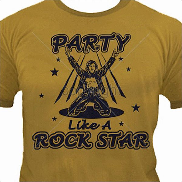 Party Like A Rock Star T Shirt You Choose Style, Size, Color Up to 4XL Tee 10148 gallery