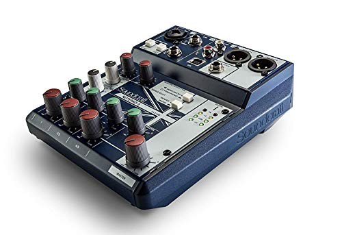 Soundcraft Notepad-5 Small-Format Analog Mixing Console with USB I/O, 5-channel