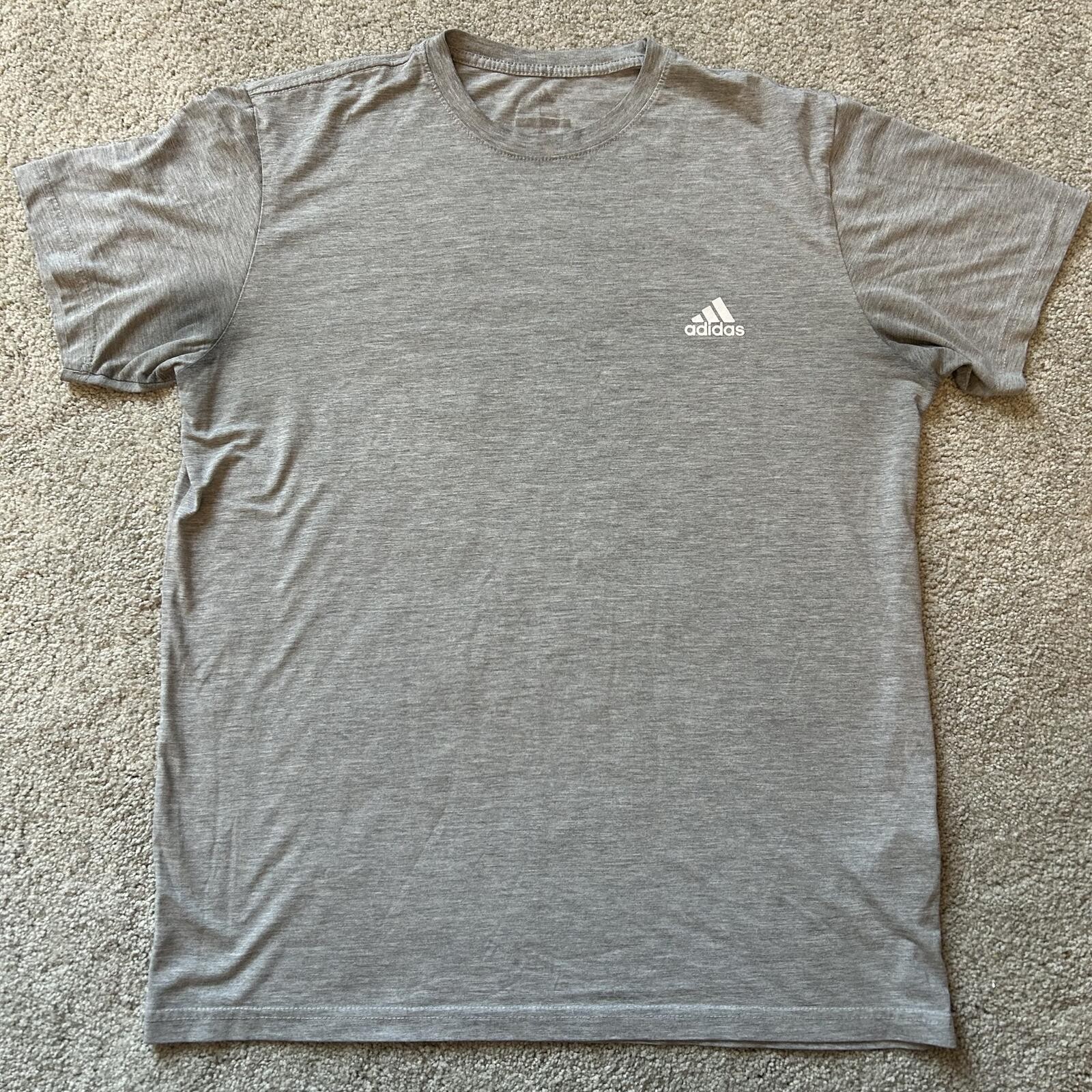 Adidas Gray Heather Men’s size L Athletic T-Shirt