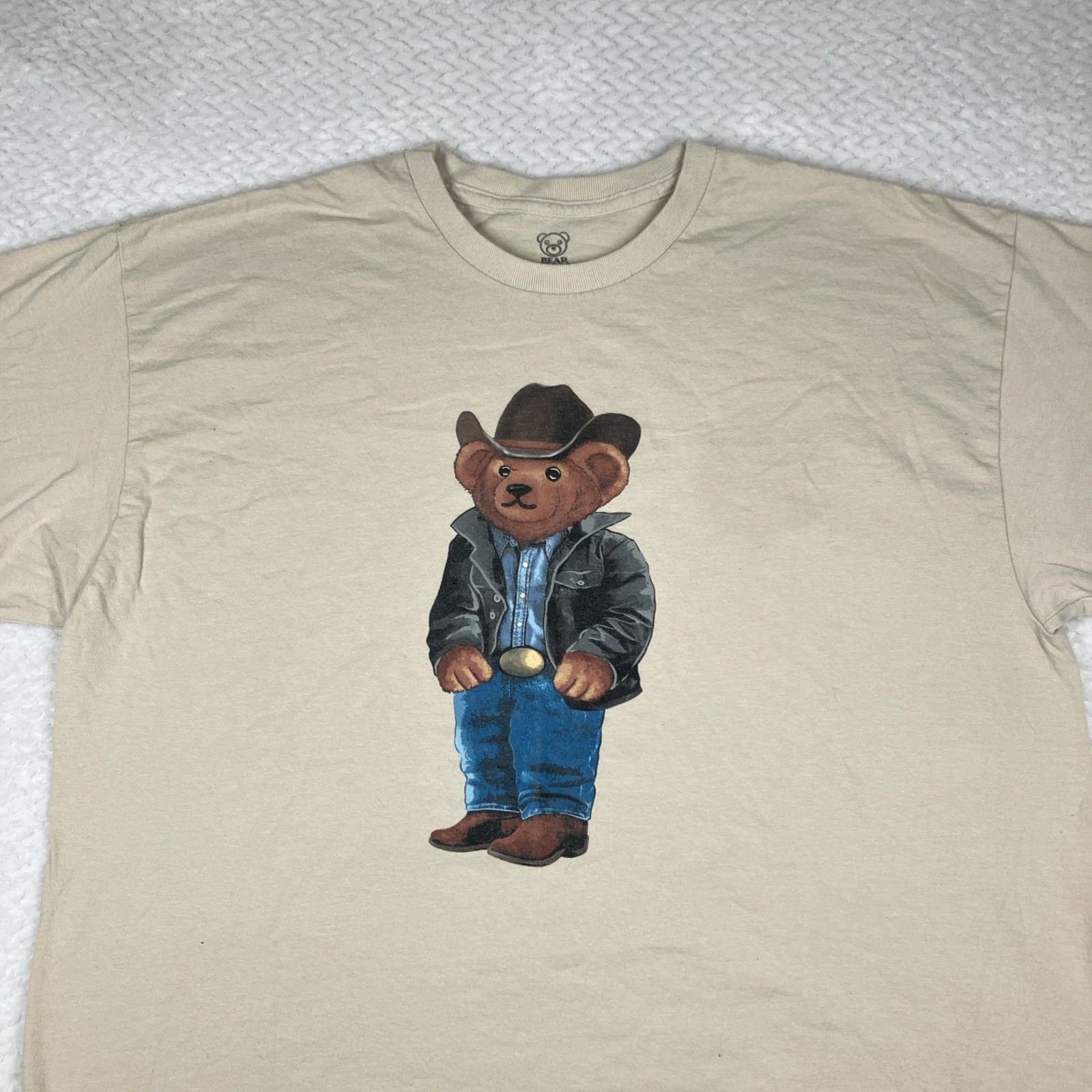 Cowboy T-Shirt Polo Bear Style T-Shirt Style Casual Graphic T-Shirt XL gallery