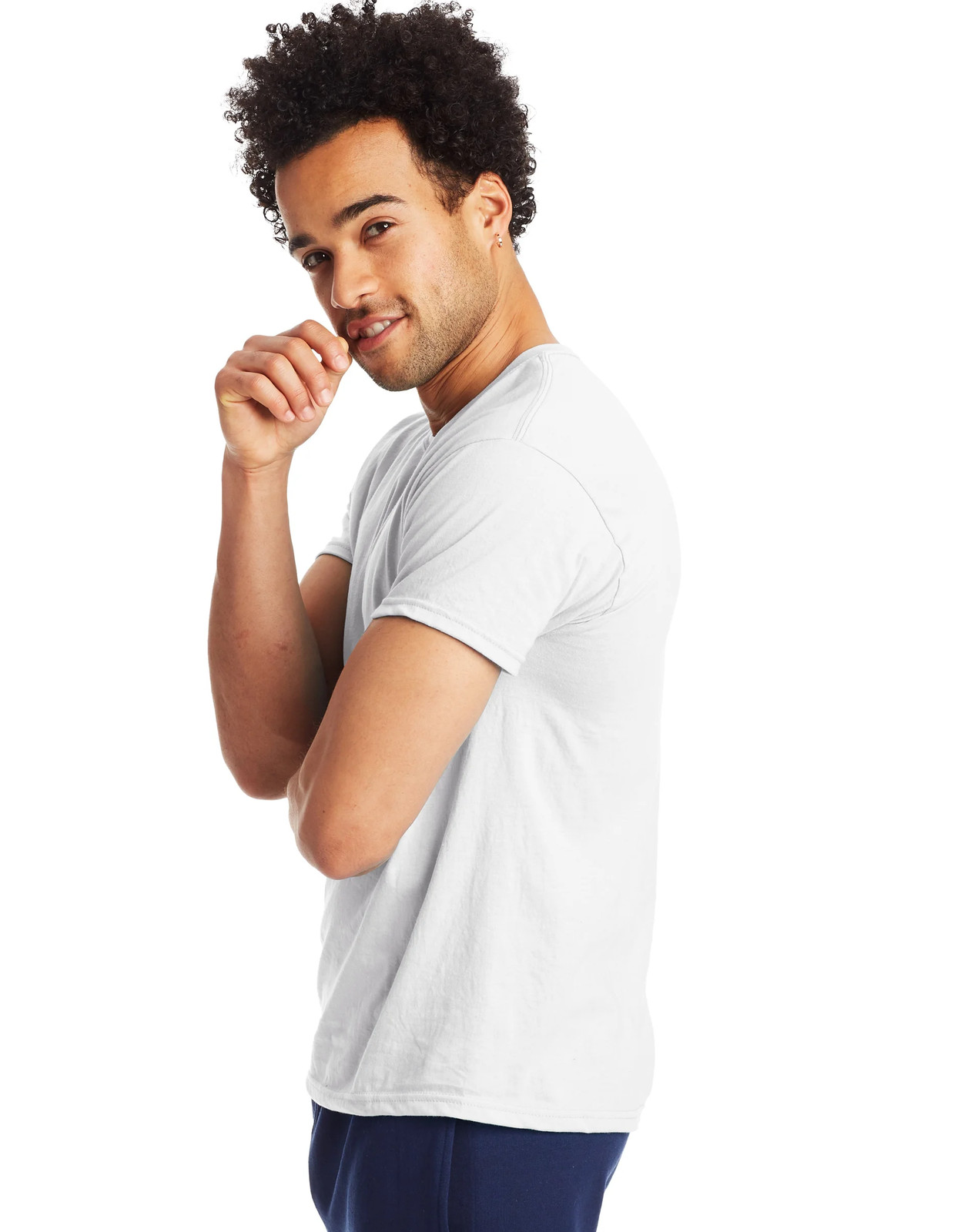 Hanes T-Shirt 2-Pack Men's X-Temp Crewneck Short-Sleeve Wicking UPF Rated S-3XL gallery
