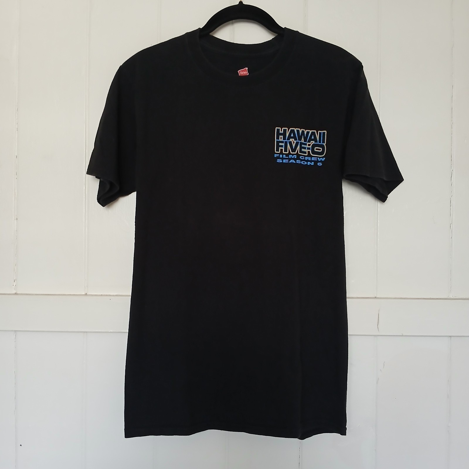 Hawaii Five-O T-Shirt FILM CREW Season 6 Tee Men's Small Black Cotton 5 0 gallery