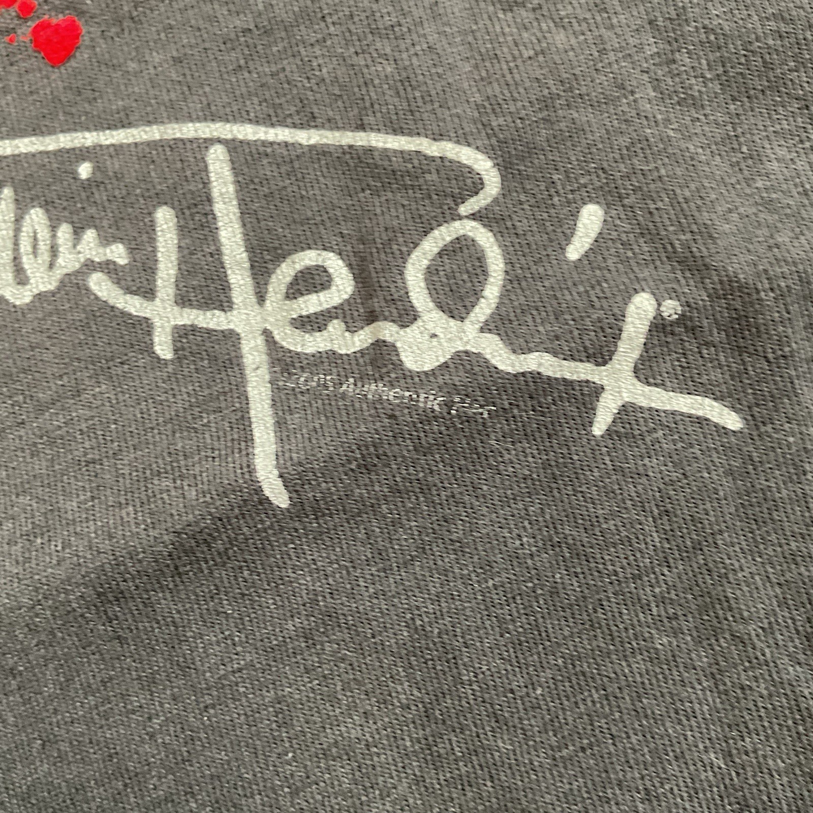Jimi Hendrix Crew Neck Tee Shirt With Red Graphic gallery