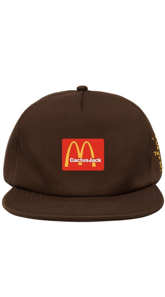 Cactus Jack X McDonald’s Arches Strapback DS Brown 100% Authentic