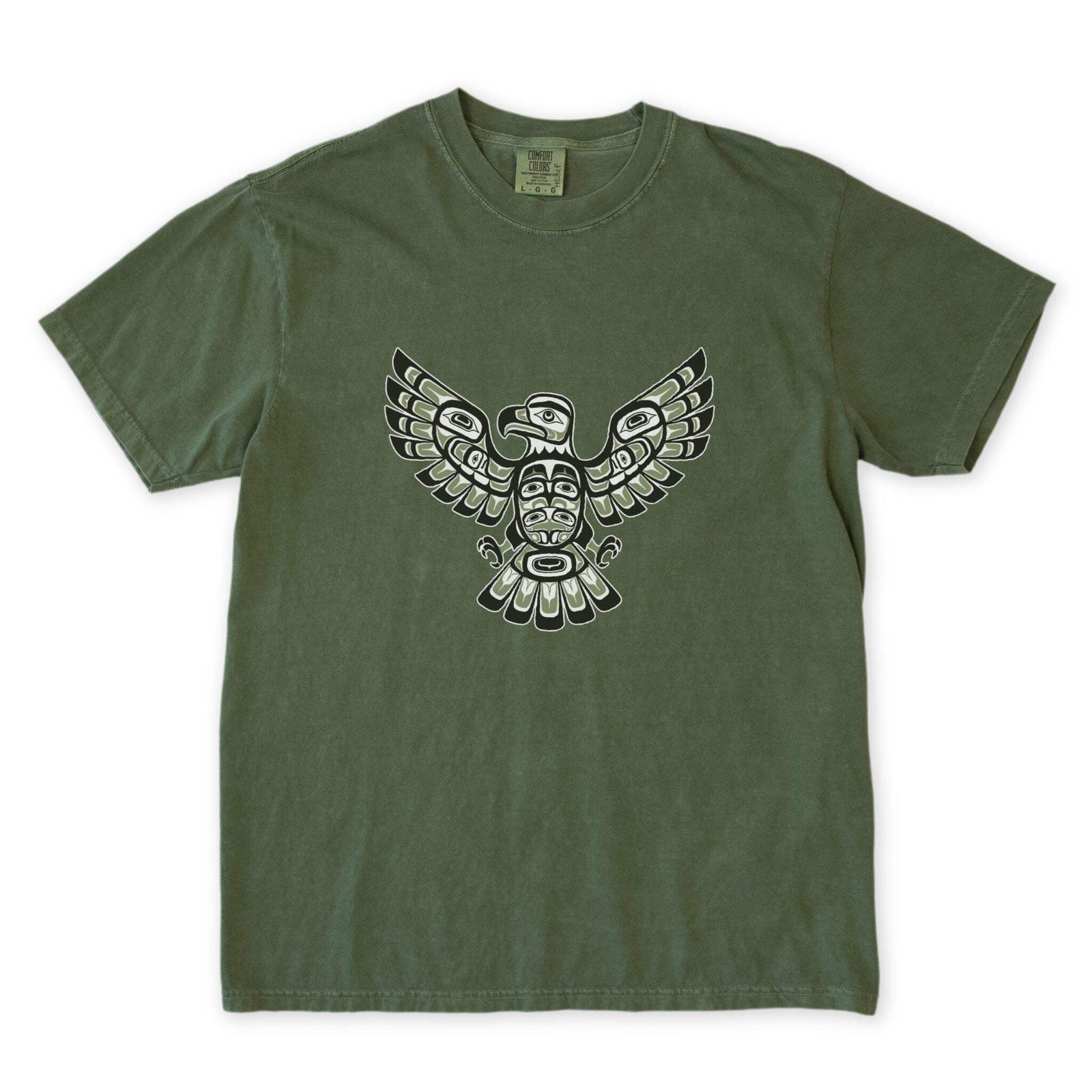 Haida Eagle Formline Art T-Shirt | Indigenous Northwest Coast Graphic Tee Tshirt gallery