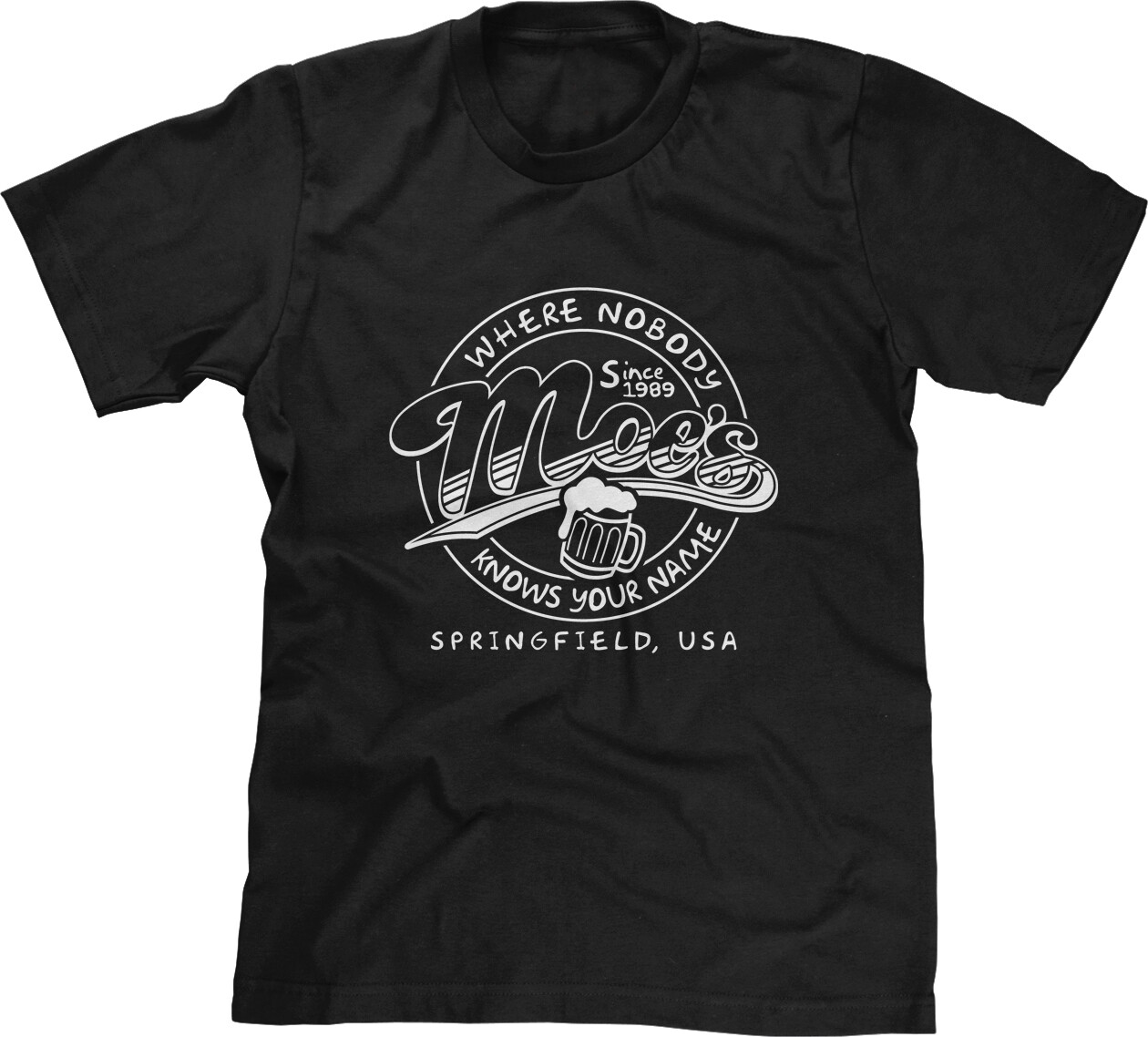 Parody 90s TV Show Series Cartoon Quotes Comedy Springfield Bar Funny Mens Tee