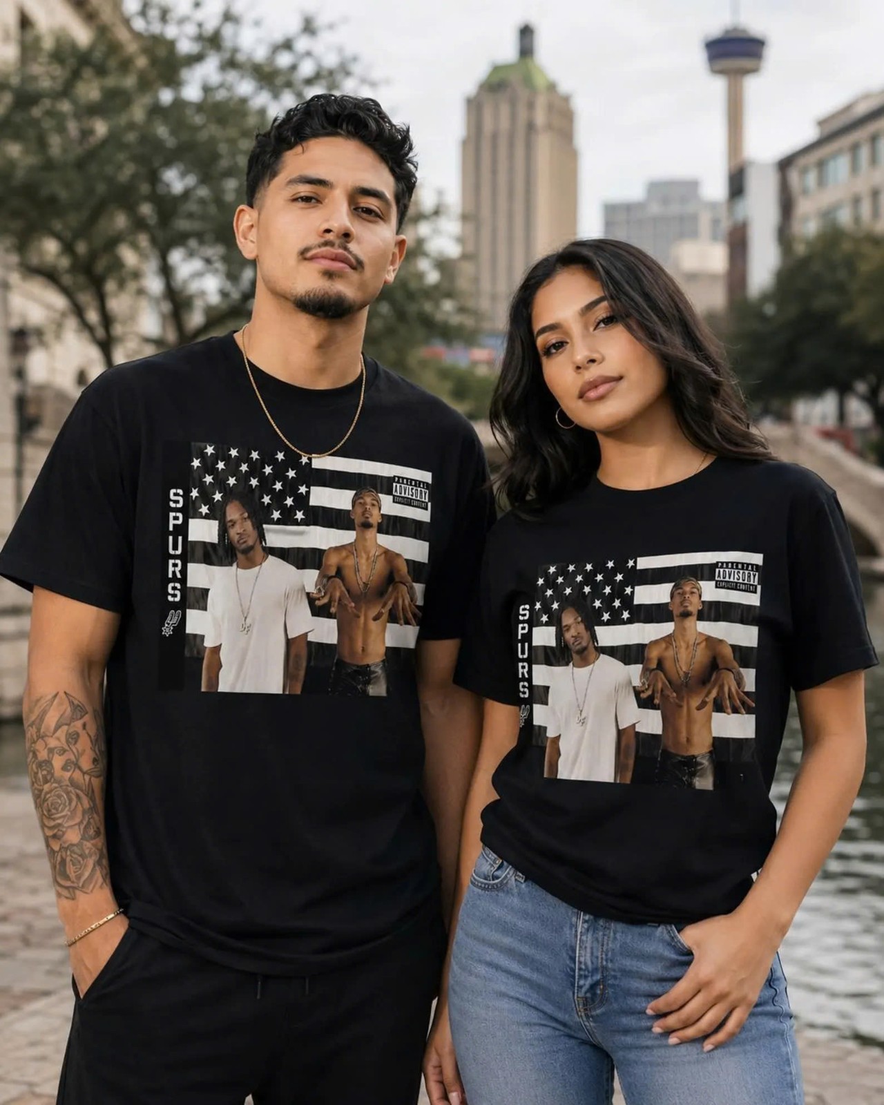 Wemby & Castle Stankonia-inspired Parody Unisex Classic Tee Spurs