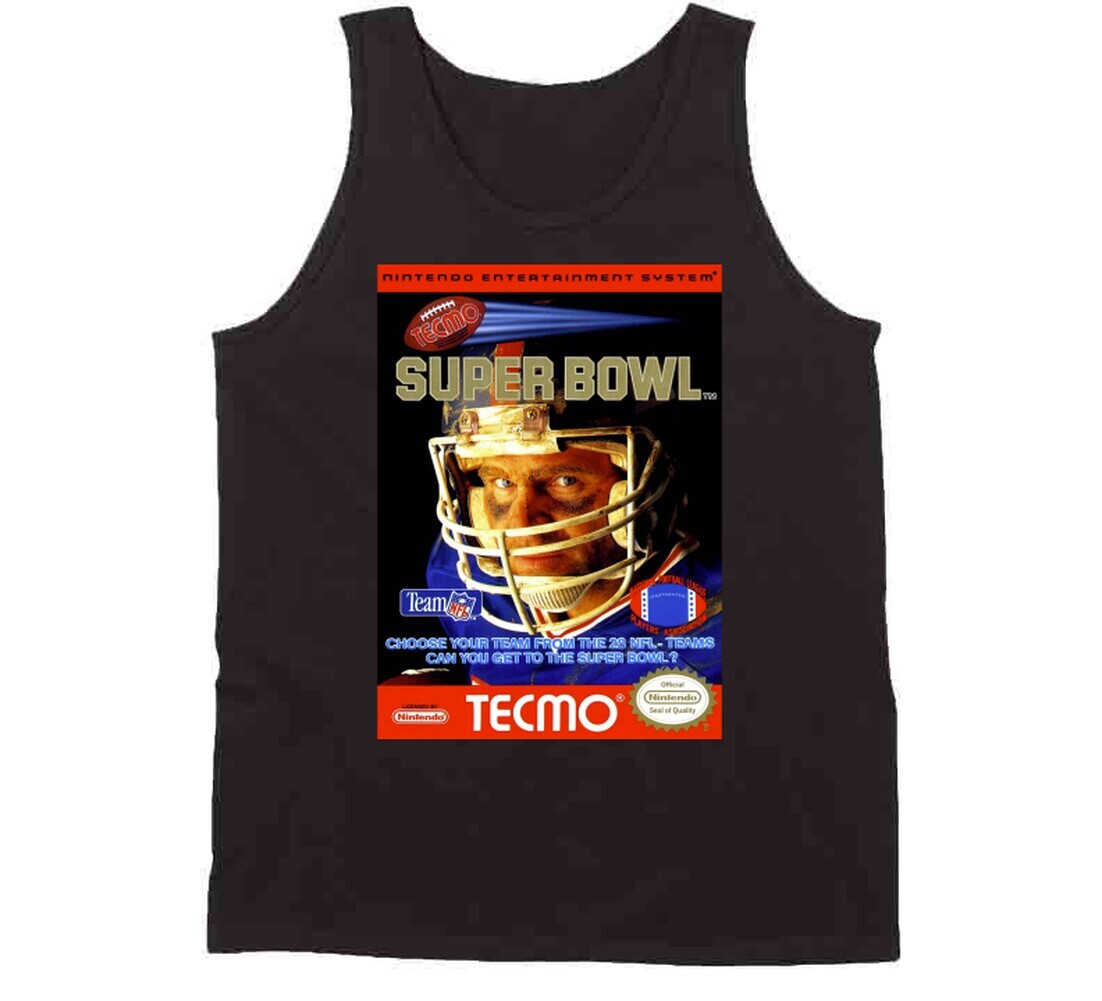 Tecmo Super Bowl Nes Video Game Cover T Shirt gallery