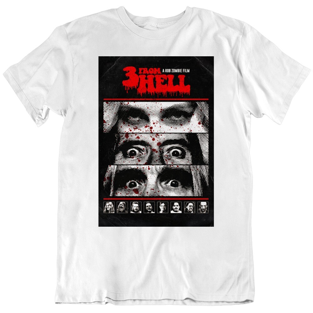 Cult Classic Horror 3 From Hell Movie Poster v2 T Shirt gallery