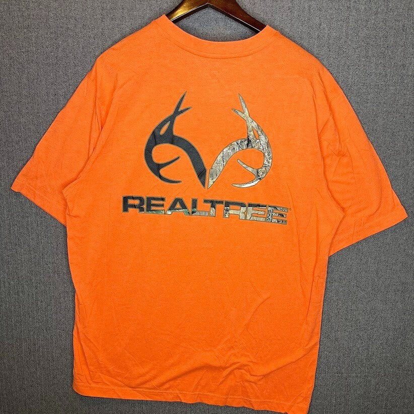 Ocean + Coast Realtree Tshirt Men's XLT Orange Hunt Outdoor Beach Sports gallery