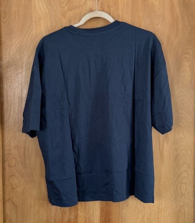 Asos Design Men's Boxy Oversized T-Shirt Chicago City Graphic Navy Size M NEW gallery
