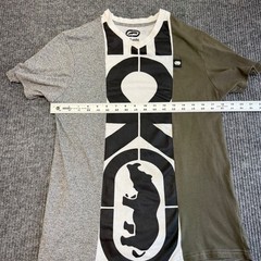 Ecko Unltd. Colorblock Graphic Tee Men’s Small Y2K 90s Streetwear Short Sleeve