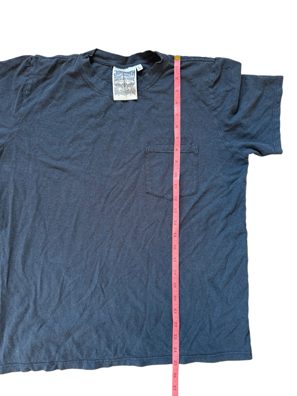 Jungmaven NavyBlue Pocket Tshirt Large Hemp and Organic Cotton gallery