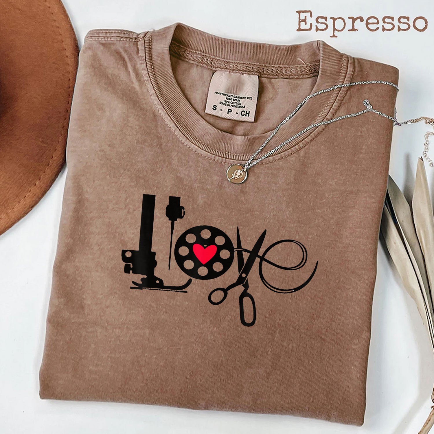 Quilting Sewing Heart Love Shirt, Quilter Sewing Lover T-Shirt Tee gallery