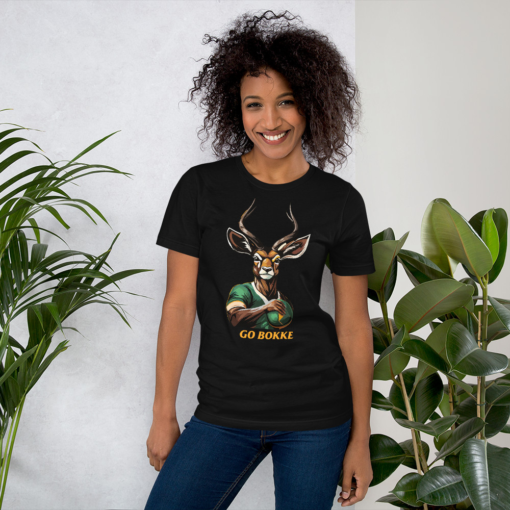 Springbok Supporter Soft and Lightweight Unisex T-shirt South African Rugby gallery