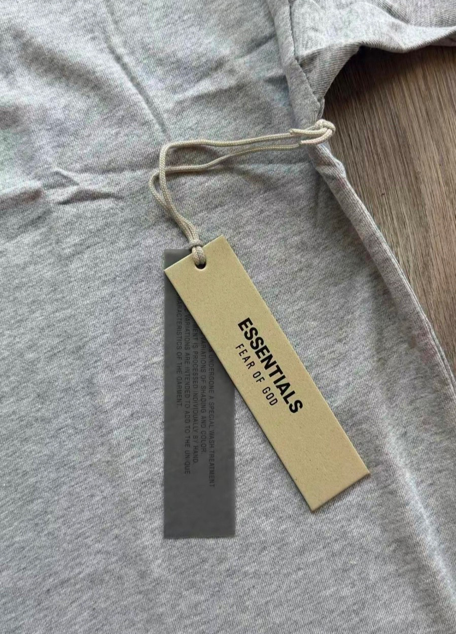 Authentic Fear Of God Essentials Dark Oatmeal T-Shirt | All Sizes XS-XL | gallery