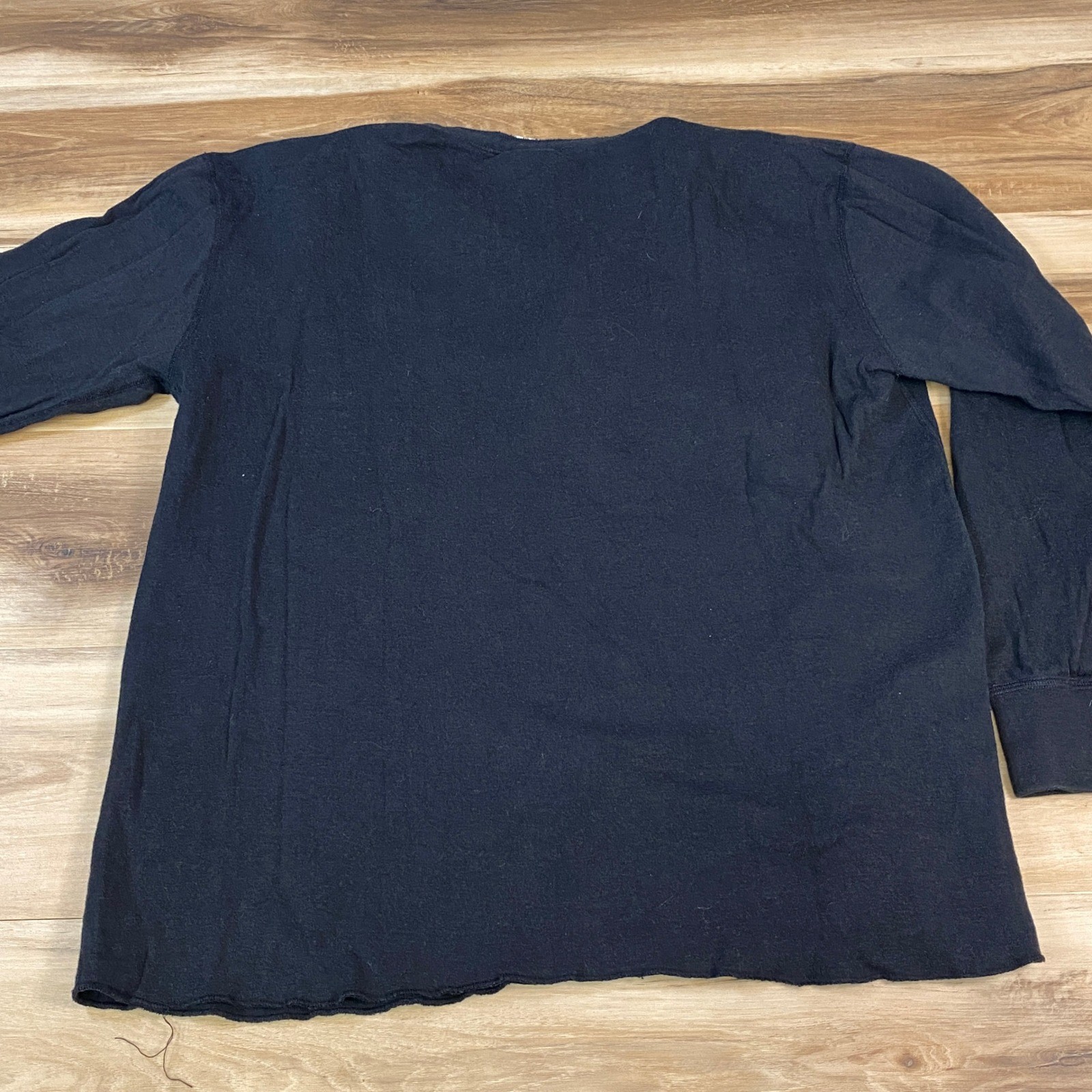 Vintage L.L. Bean Henley Shirt Base layer Mens XL Wool Blend USA River Driver gallery