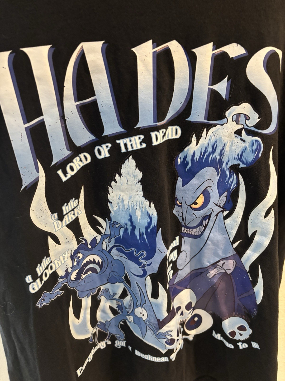 Hades, Disney With Pain And Panic Black With Blue Design ￼ gallery
