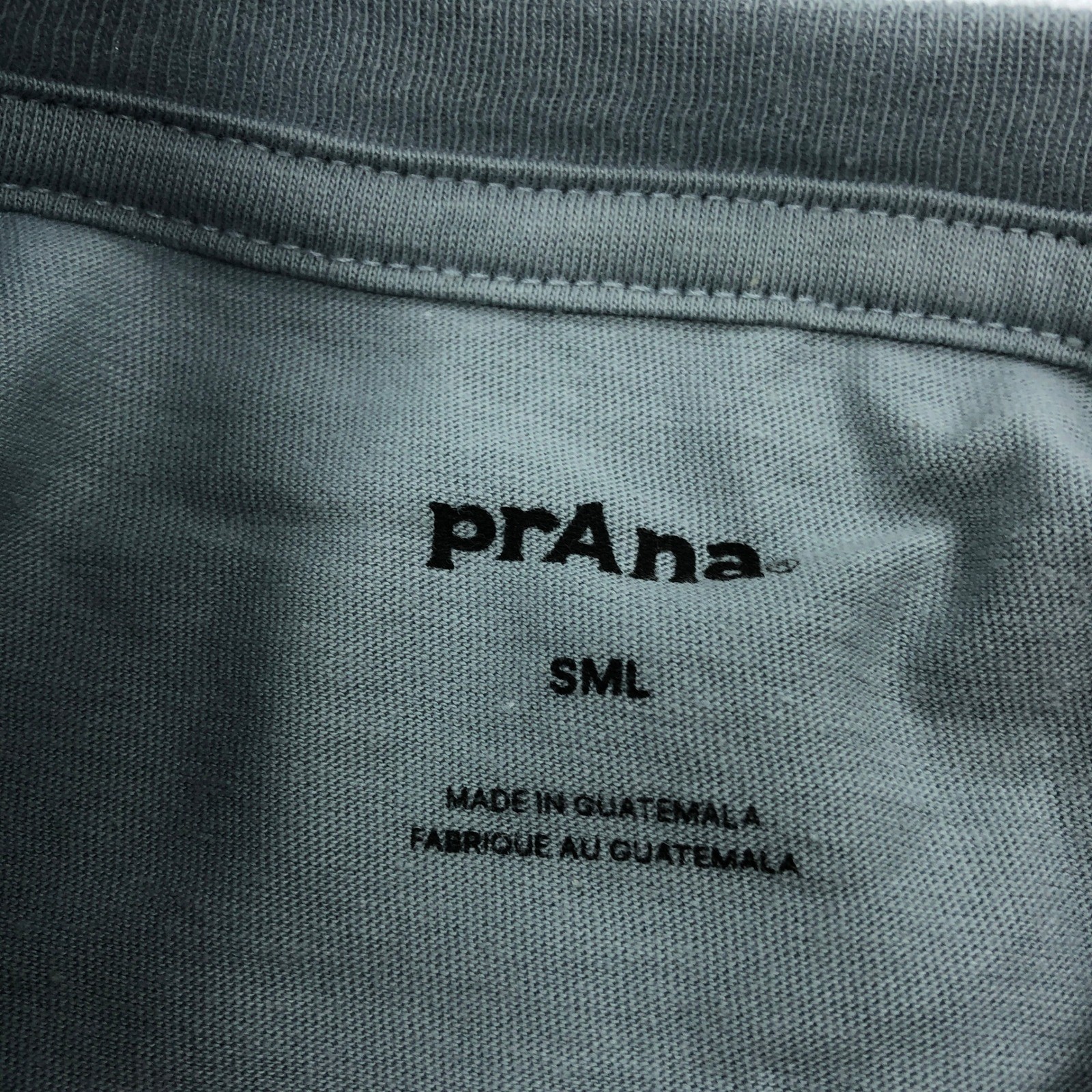 Prana Solar Arch Tee Mens Small Quarry Blue Organic Cotton Graphic T-Shirt NEW gallery