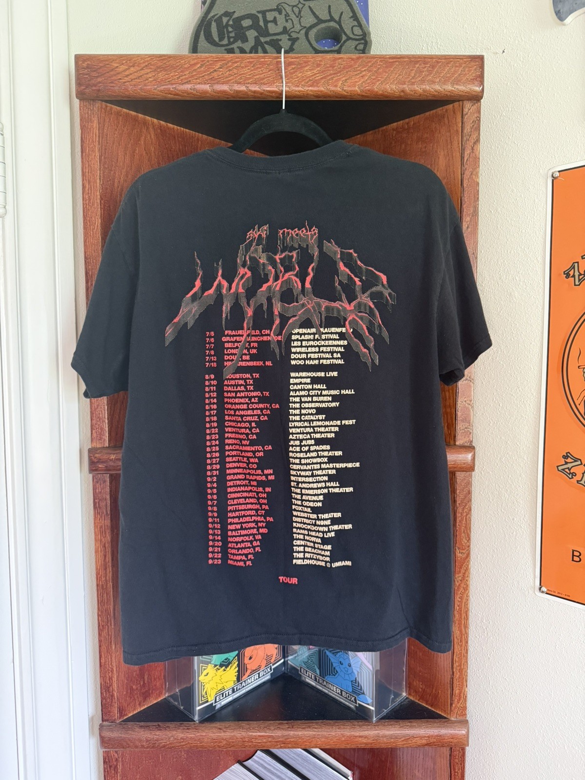 Ski Mask The Slump God Black T Shirt Ski Meets World Tour Revenge Size L Large gallery