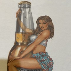 Vintage 1997 Corona Extra My Main Squeeze Graphic cotton Tshirt Mens size Large