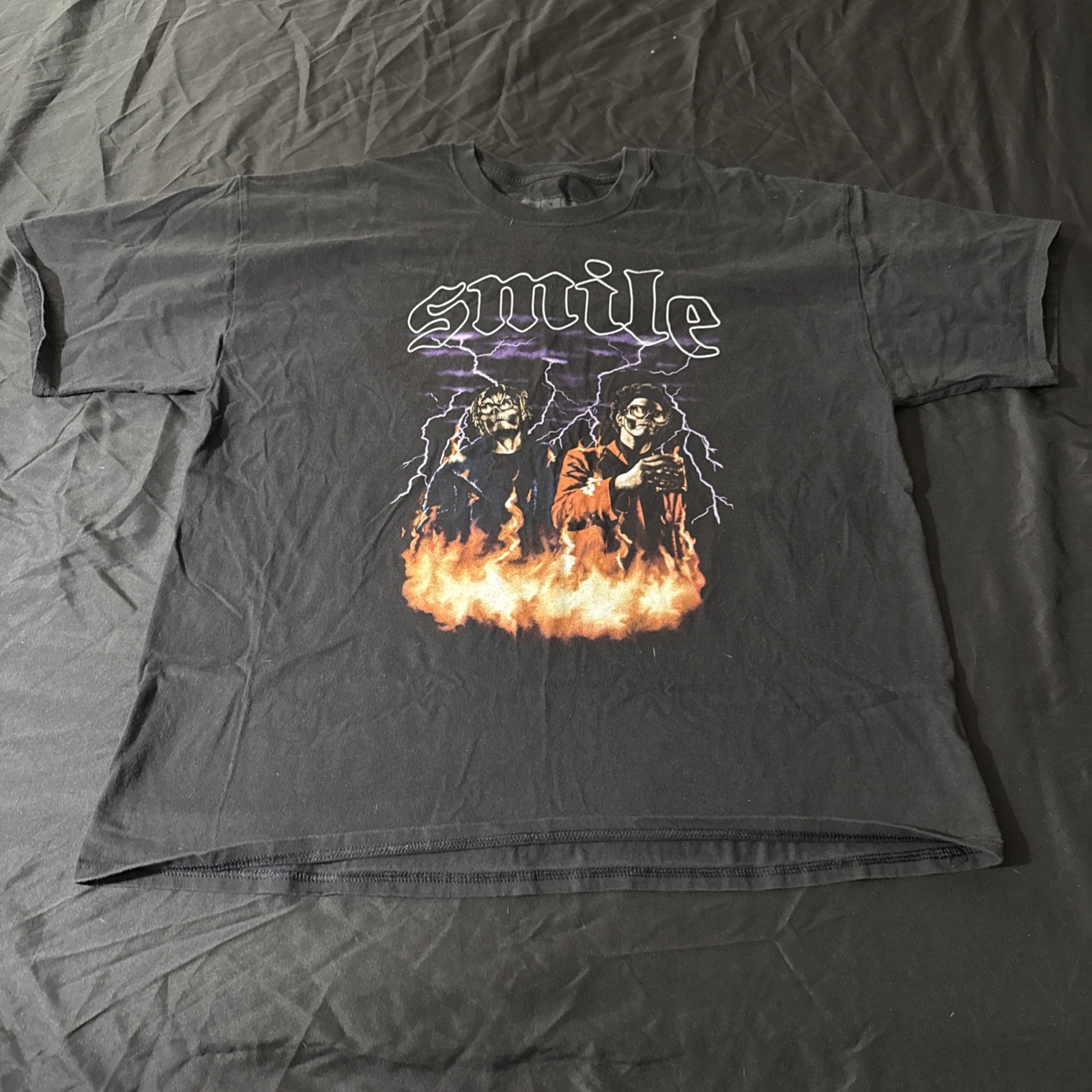 Weeknd X Juice Wrld T Shirt Men’s XXL 2XL Spirits Concert Weekend Smile XO 999