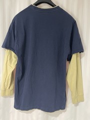 Vintage U.S. Navy Annapolis Long Sleeve T-shirt Large Faux Layered Midshipmen