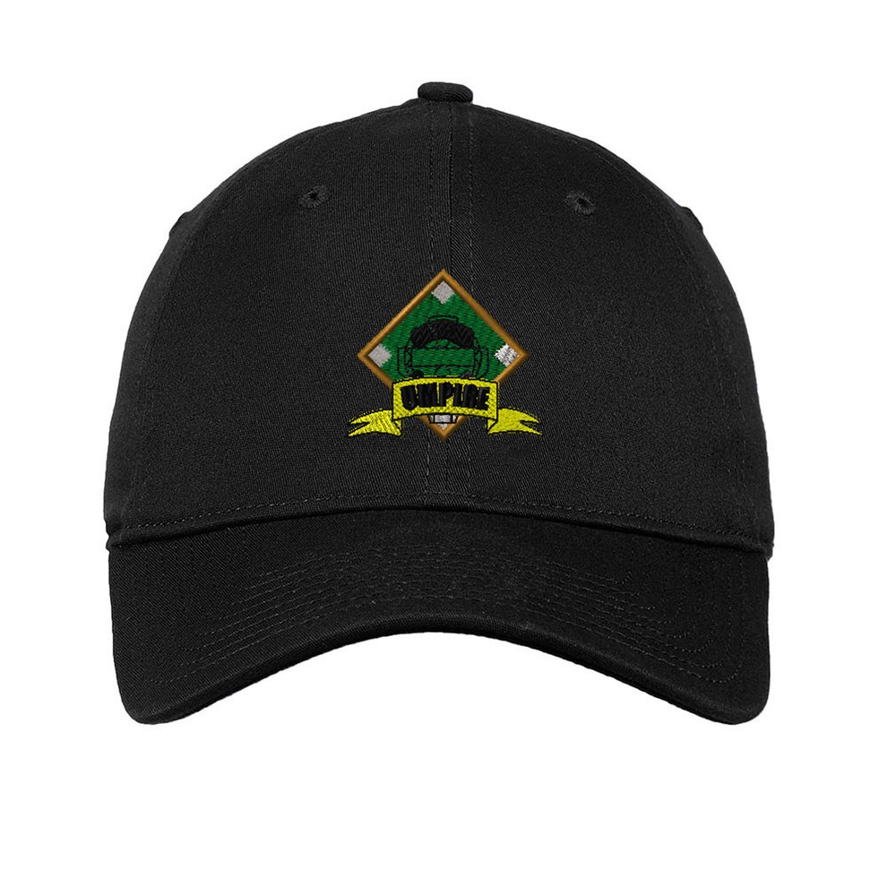 Softball Umpire Embroidered Soft Low Profile Hat