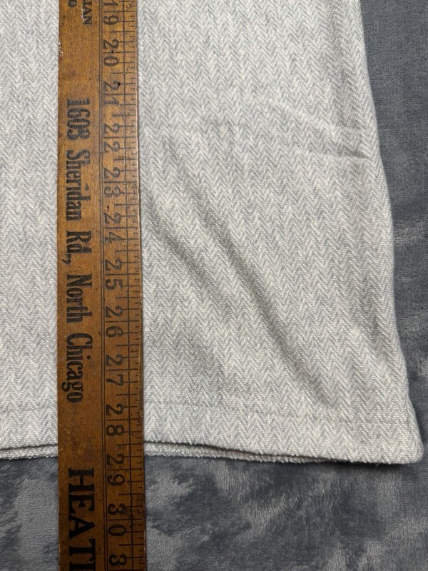 BYLT Men Brushed Herringbone Box Tee Mid Heather Grey Size L (NWT) gallery